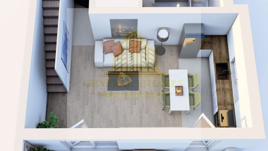 Penthouse cu 3 camere - Poză 2