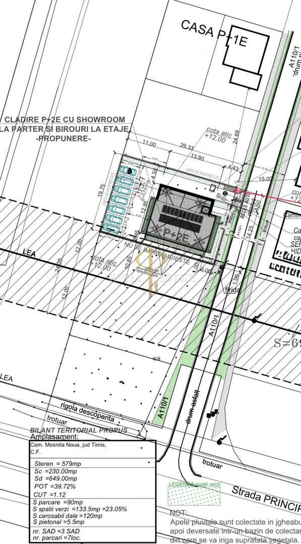 Teren cu autorizatie de constructie - 1.811 mp - Strada Principala - Poză 2