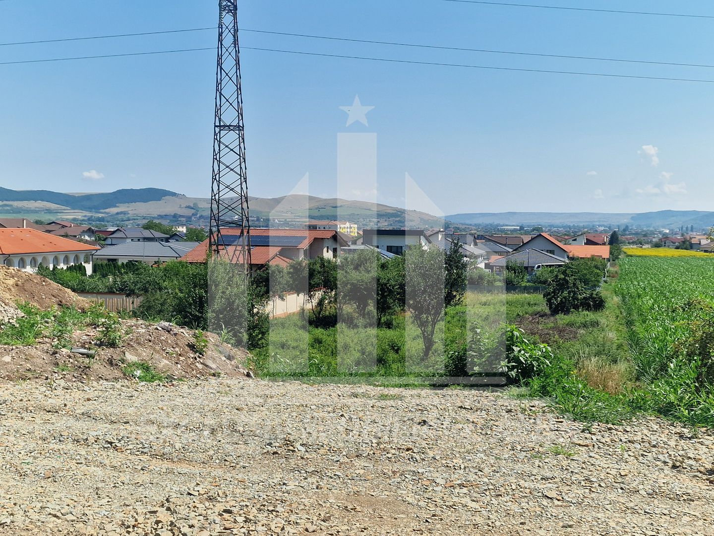 Teren intravilan | De vanzare | 2350 mp | 24 ml deschidere | Cetate - Poză 3