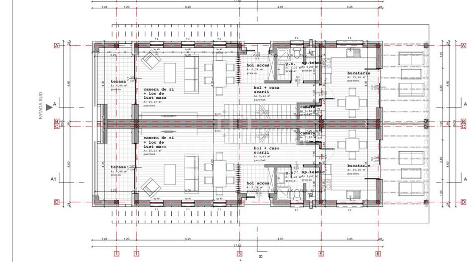 Casă de tip duplex de vânzare | Stadiu semifinisat | Zona Voroneț - Poză 12