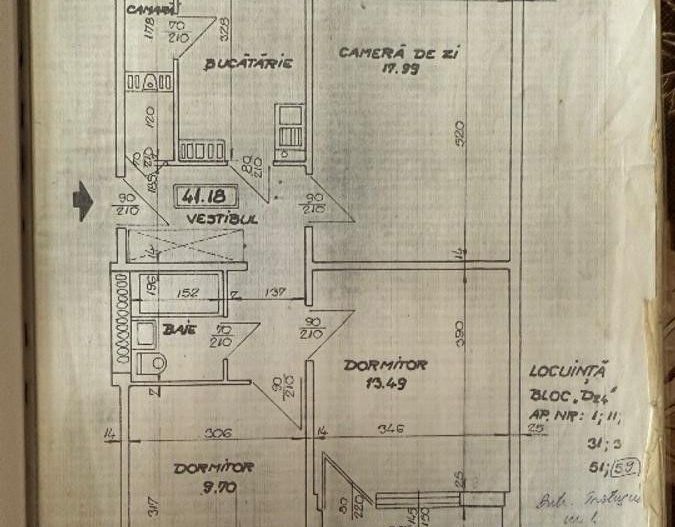Apartament cu trei camere, Brancoveanu, 130.000€ - Poză 14