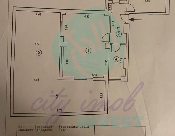 Apartament de 2 camere cu grădină - Poză 5