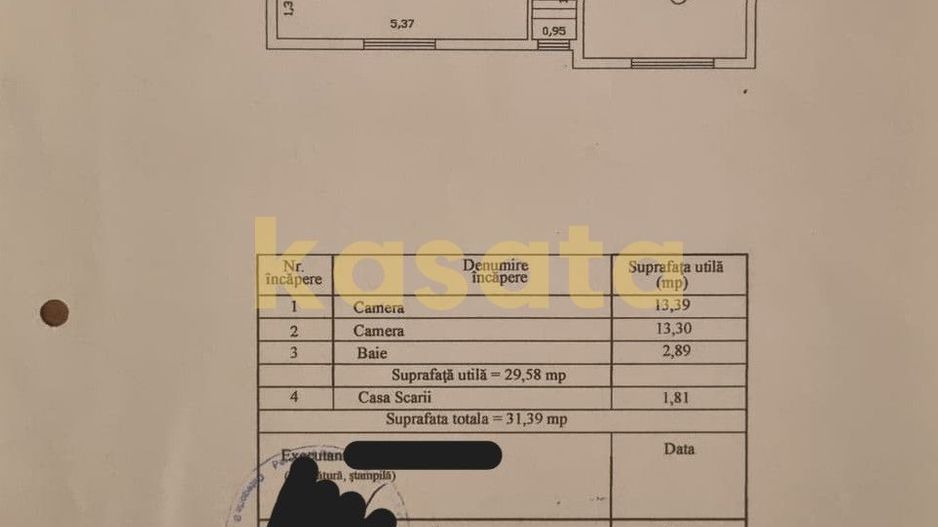 Casă 3 Camere de Vanzare | Curte | Renovată | Magazie - Schiță 26