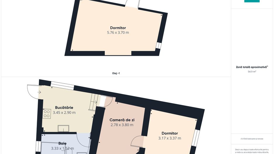 Apartament la curte comuna, Boul Roșu. - Poză 10