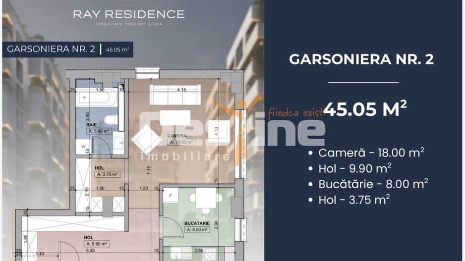 Complex Ray Residence - Garsoniera - Poză 2