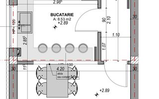 Apartament 2 camere/ 53 mp/zona Aeroport Sibiu - Schiță 12