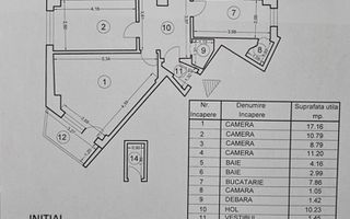 4 camere | 1 Mai | Turda | Mihalache | bloc 1981 - Schiță 27