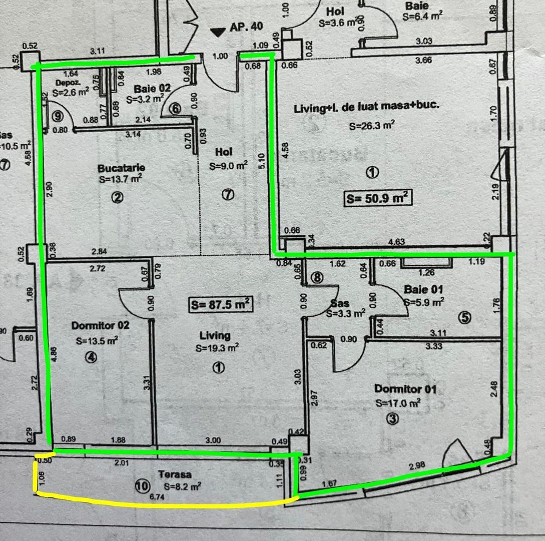 Apartament 3 cam Tale Ionescu - Poză 16