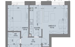 Apartament 2 camere Nusco City I Aviatiei I parcare inclusa I  COM 0% - Poză 2