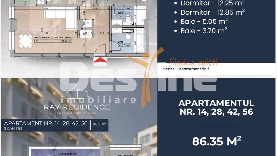 Complex Ray Residence - 3 camere - Poză 2