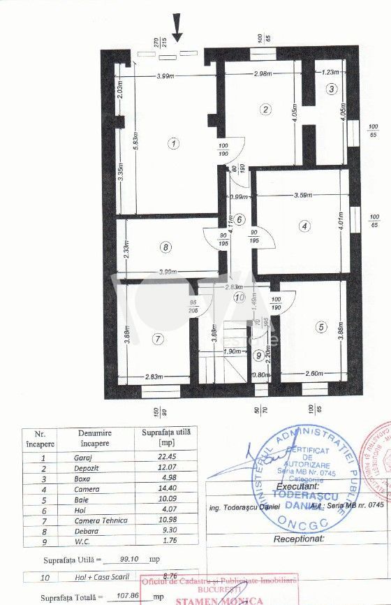 De închiriat: vilă Cotroceni - 12 camere - Louis Pasteur - Poză 11