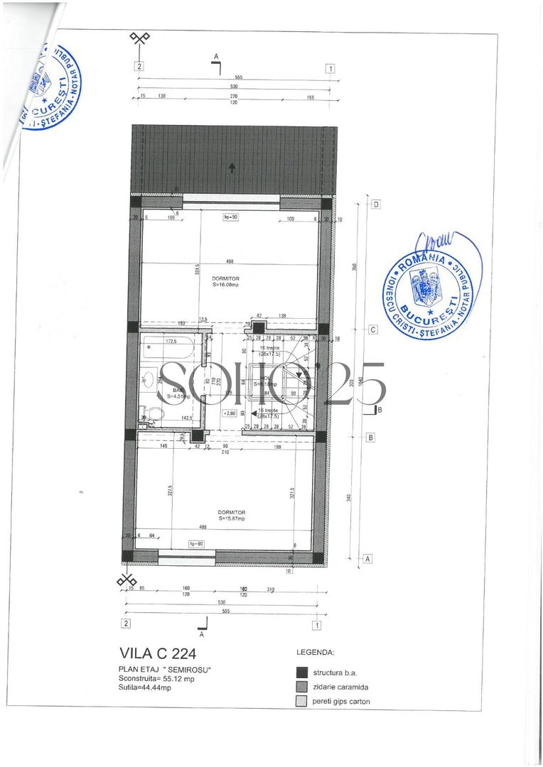 Casă tip duplex P+1+M de vânzare – Trend Residence - Schiță 27