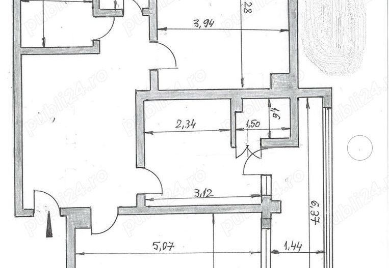 Apartament 3 camere decomandat, Mazepa 1, etaj 1/10 - Poză 13