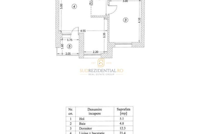 Apartament cu 2 camere, prima inchiriere, loc de parcare inclus - Poză 8