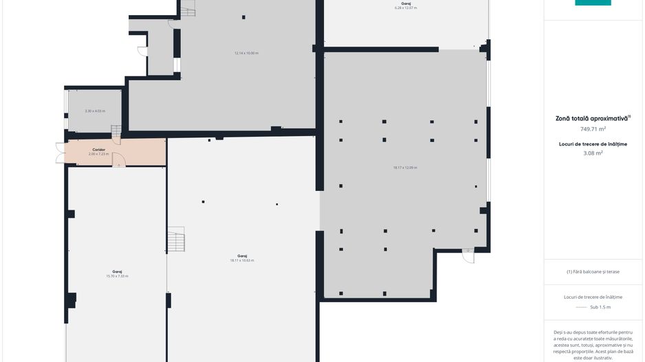 Spațiu industrial 1000 mp de închiriat Aradul Nou - Poză 9