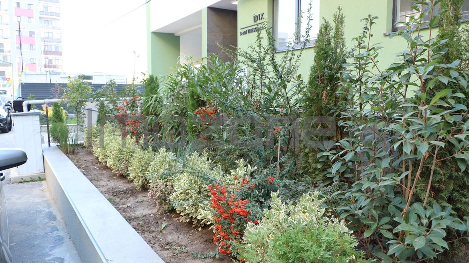 3 CAMERE LA PARTER CU CURTE PROPRIE DE 57MP,  2 BAI, POZITIE PE SUD, COMISION 0% - Poză 41