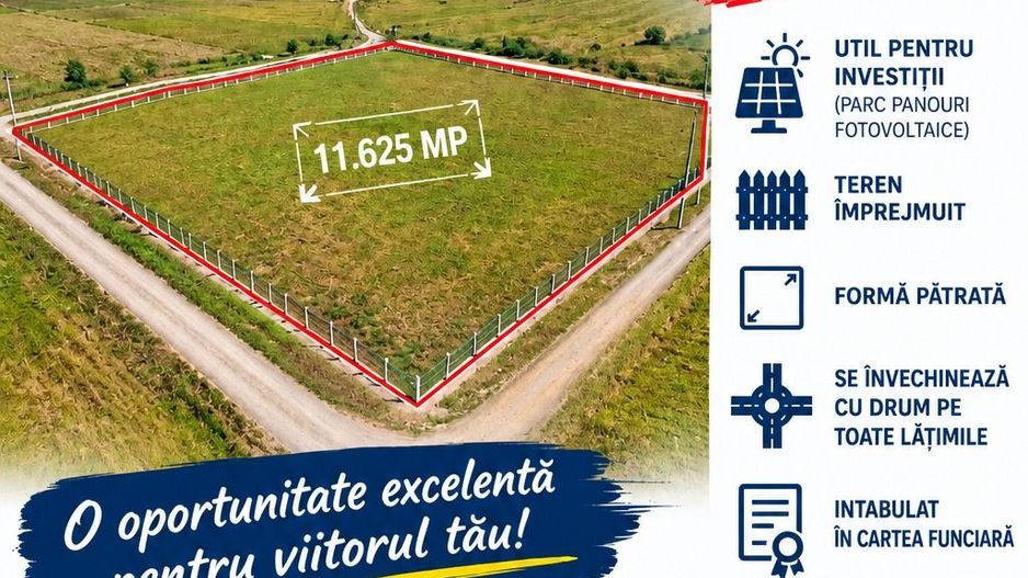 EXTRAV 11.625 MP – COTEȘTI, VRANCEA |  OPORTUNITATE PT INVESTITIE - Poză 1
