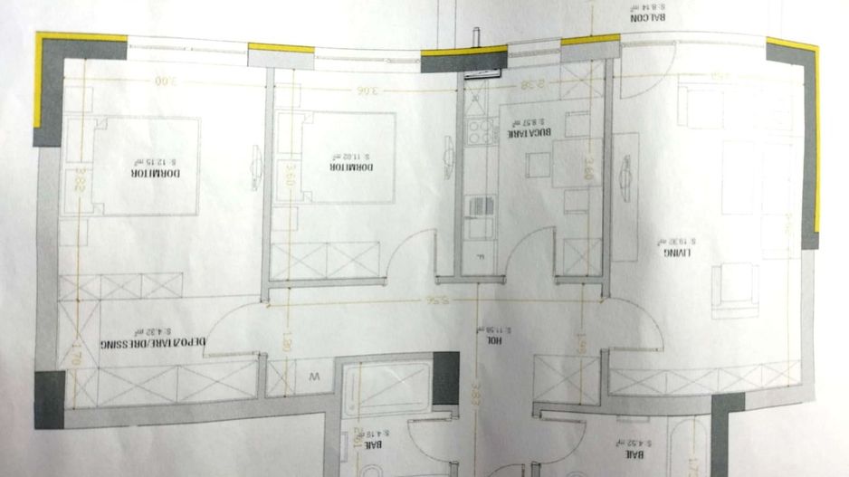 Inchiriem apartament 3 camere mobilat utilat lux cu parcare subterana - Poză 17