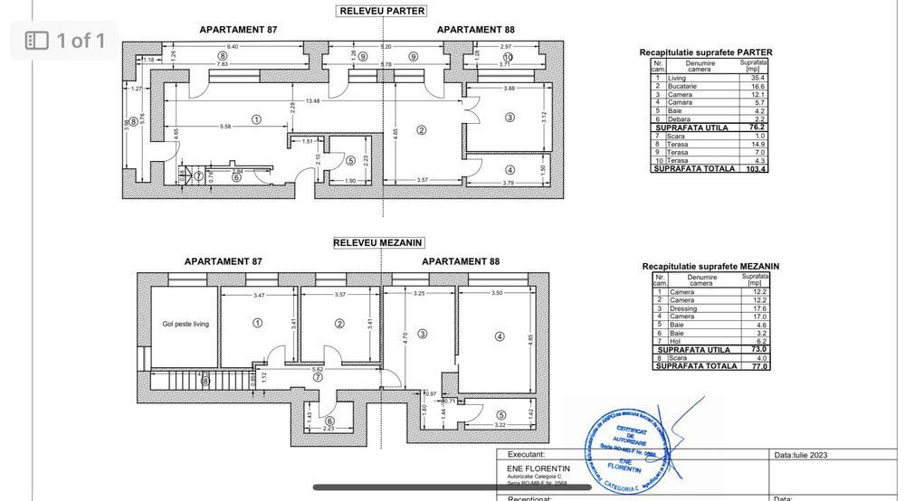 Apartament spatios tip duplex 5 camere Aviatiei - Cloud 9 Residence - Poză 19