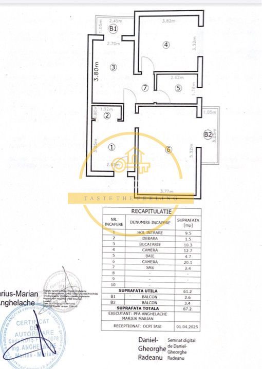 Apartament 2 camere, decomandat, 67mp, Zona Moara de Foc - Poză 4