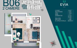 AP. 2CAM. DECOMANDAT DISPONIBIL IN PROIECTUL PREMIUM EVIA NIO! - Poză 1