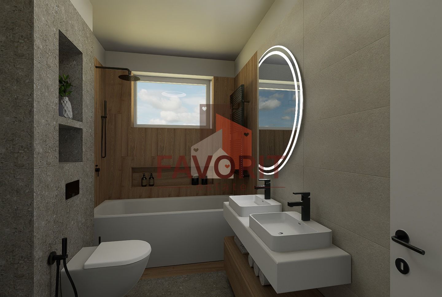 Apartament cu 4 camere pe 2 nivele. 108 mp utili. 2 locuri de parcare - Poză 18