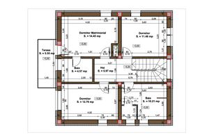 Casa single, finisata LA GRI- Talmaciu, zona cu peisaj superb, 400 mp - Poză 7