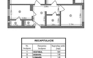Apartament 3 camere 65 mp, etaj 2/4, Dr. Taberei – metrou Raul Doamnei - Poză 9