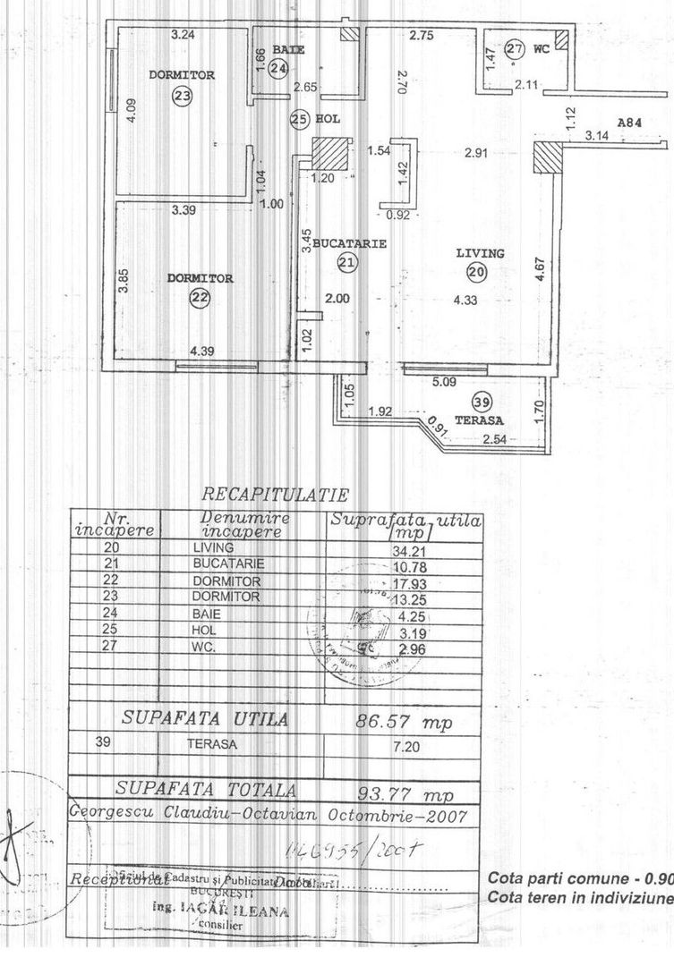 3 Camere 86mp Rond Piata Alba Iulia Unirii Decebal Burebista Popa Nan - Poză 9