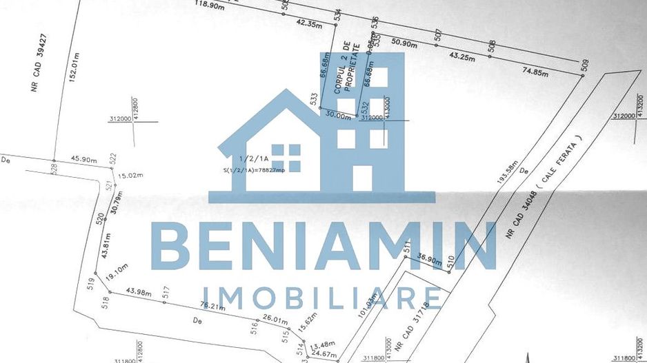 Loturi de 10.000mp-Intravilan-Gaze-Apa-Curent-Asfalt-Canalizare-Nou - Schiță 2