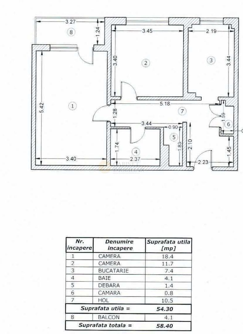 2 Camere | Bloc 1981 | Lujerului - Schiță 20