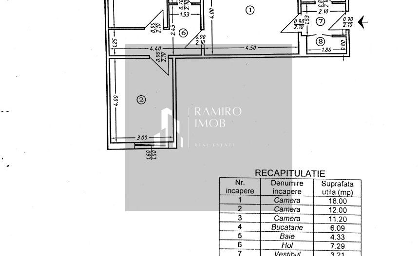Apartament 3 camere Soseaua Alexandriei / Antiaeriana - Poză 13