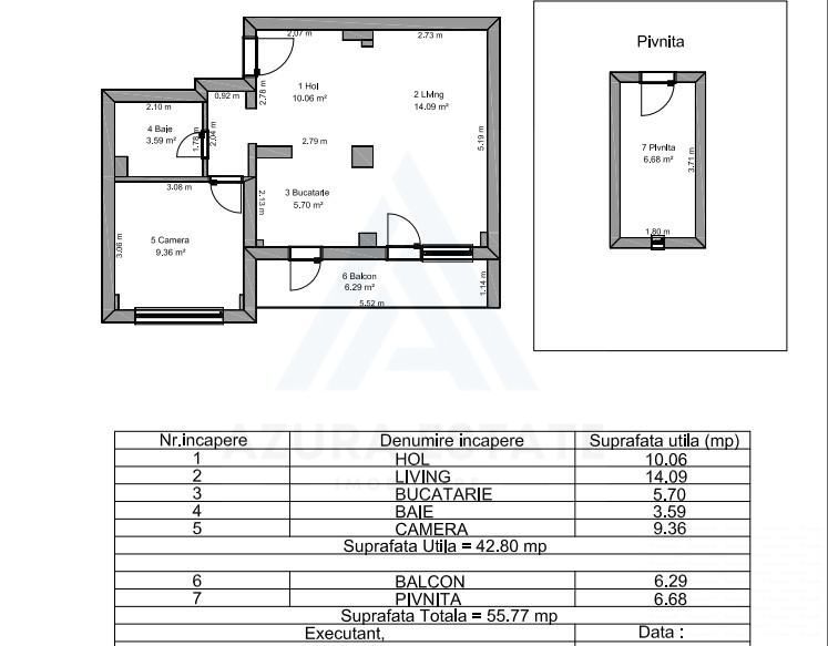 Apartament modern 43 mp utili balcon inchis pivnita 10 mp pe Siretului - Poză 8