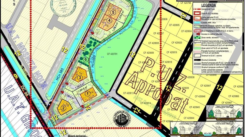 COMISION 0%, Teren 1100mp, Utilitati, Asfalt, S+P+3E, Mosnita Noua - Poză 2