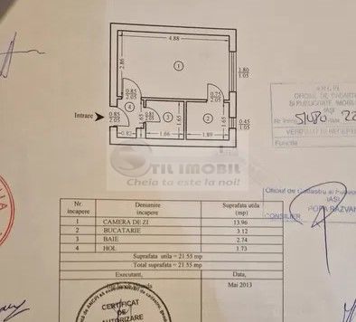 Garsonieră Păcurari – etaj 3, lift , renovată complet 55.000 € - Poză 7