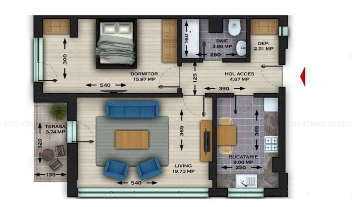 Apartament Parcul Circului/Teiul Doamnei - Poză 11