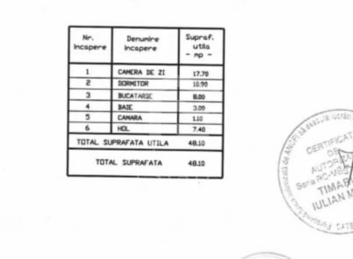 Apartament 2 camere Auchan Drumul Taberei - Schiță 20