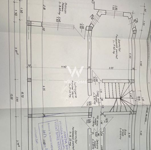 Casa - spatiu birouri, 2 corpuri de cladire - Sibiu - central - Schiță 13