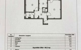 Apartament 2 camere decomandat, renovat,mobilat,utilat,centrala - Poză 5