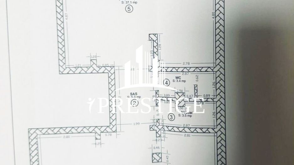 SPAȚIU COMERCIAL 102 MP | VALEA AURIE | VITRINE 8 ML | TRAFIC PIETONAL - Schiță 8