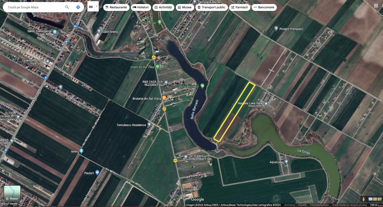 Teren 11906 mp extravilan, rezidential, industrial - in Berceni - Poză 1