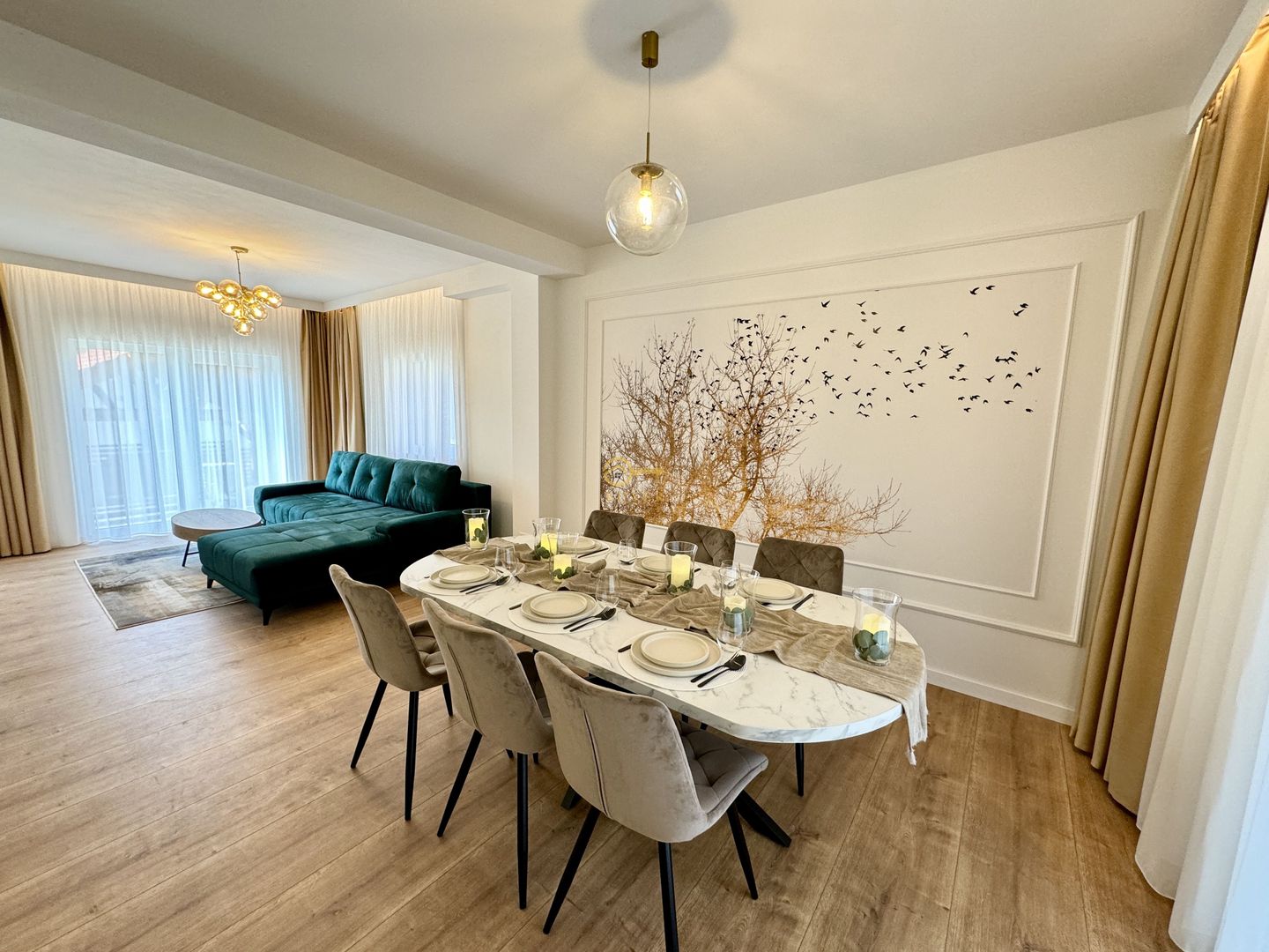 Casa noua, mobilata si utilata- Panorama catre munti- Teren 714mp - Poză 3