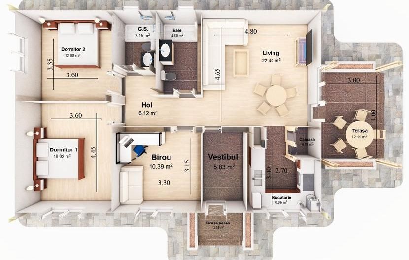 Casa Parter , 105 mp utili, teren 650 mp, Izvorani - Poză 8