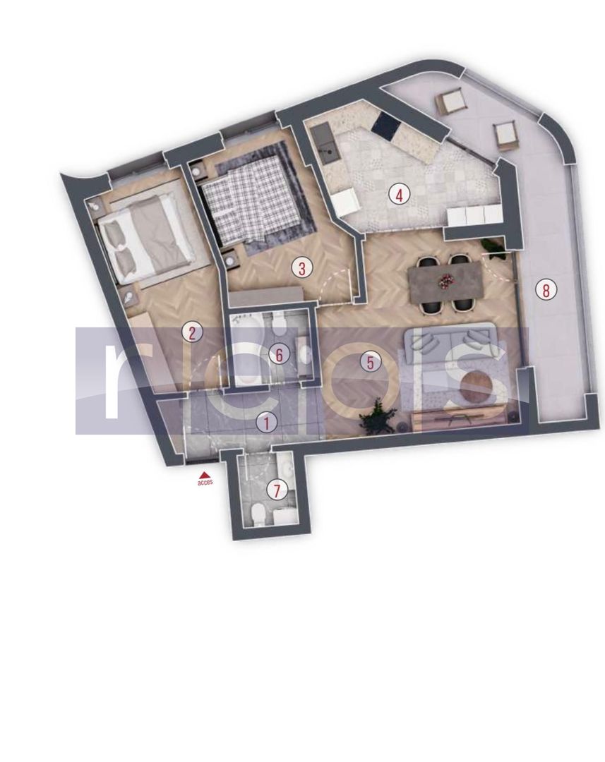 DE VANZARE 3 CAMERE | PROIECT EXCLUSIVIST | DRISTOR | ULTRAFINISAT | - Poză 5