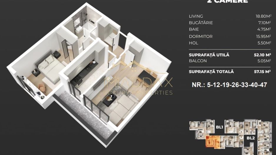 Apartament 2 camere / 57.15 mp/ Popesti Leordeni/ zona Berceni - Poză 4