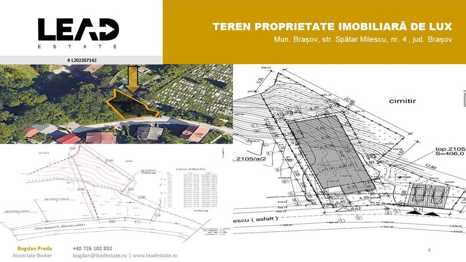 De Vanzare Teren Intravilan, Ultracentral Brasov! - Poză 1