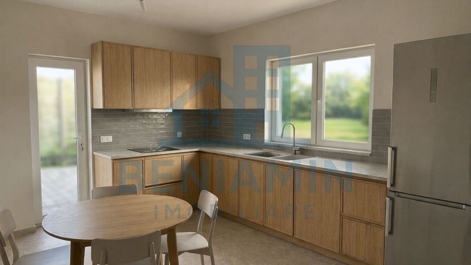 Casa la cheie-Living-2 Dormitoare-Baie-Gaze-Curent-Apa-320mp teren - Poză 4