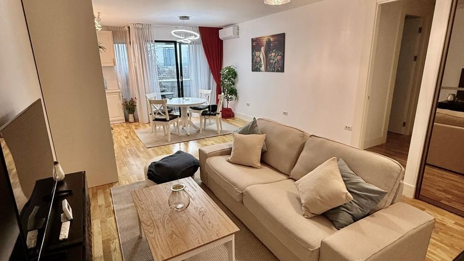 2 camere | 102 The Adress | Barbu Vacarescu | parcare - Poză 3