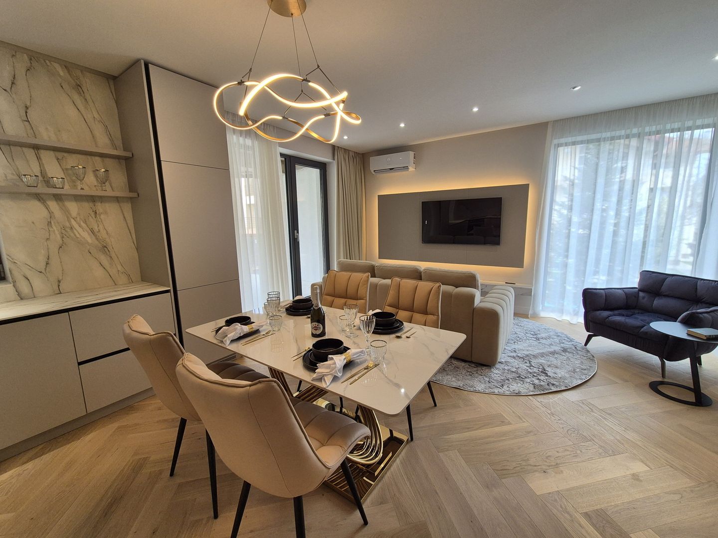 Apartament cu 2 camere + terasa 79,56 mp - Iancu Nicolae - Poză 2