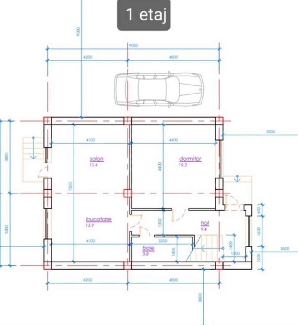 Vânzare, casă, 2 nivele, 3 camere, strada Trandafirilor, Durlești - Poză 15